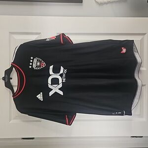 Adidas DC United 2022 Home Authentic Jersey, Fountas 11, red, black, size 2XL.